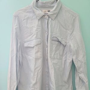 Denim button up